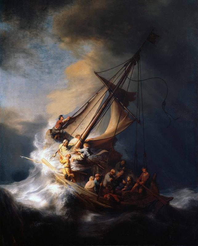 Rembrandt Peale Storm on the Sea of Galilee oil painting picture